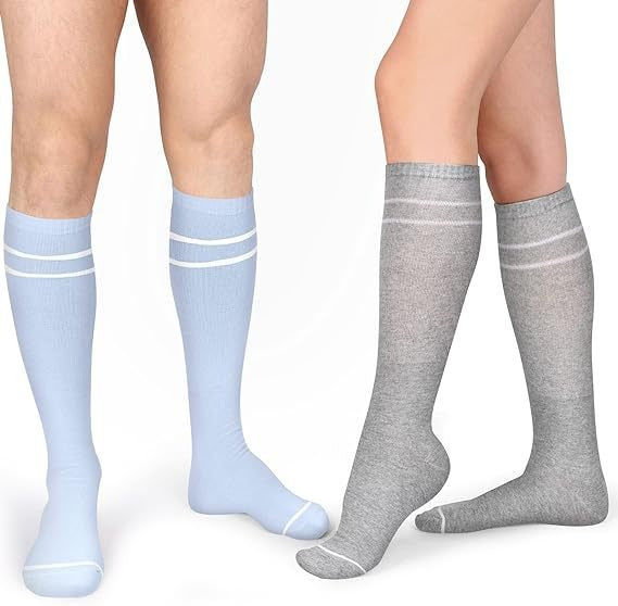 Pregnant women's elastic compression socks mid length calf socks pressure socks women's jump rope elastic cycling socks