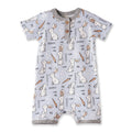 Cottontail Crew Bamboo Easter Shorty Romper for Baby Boys