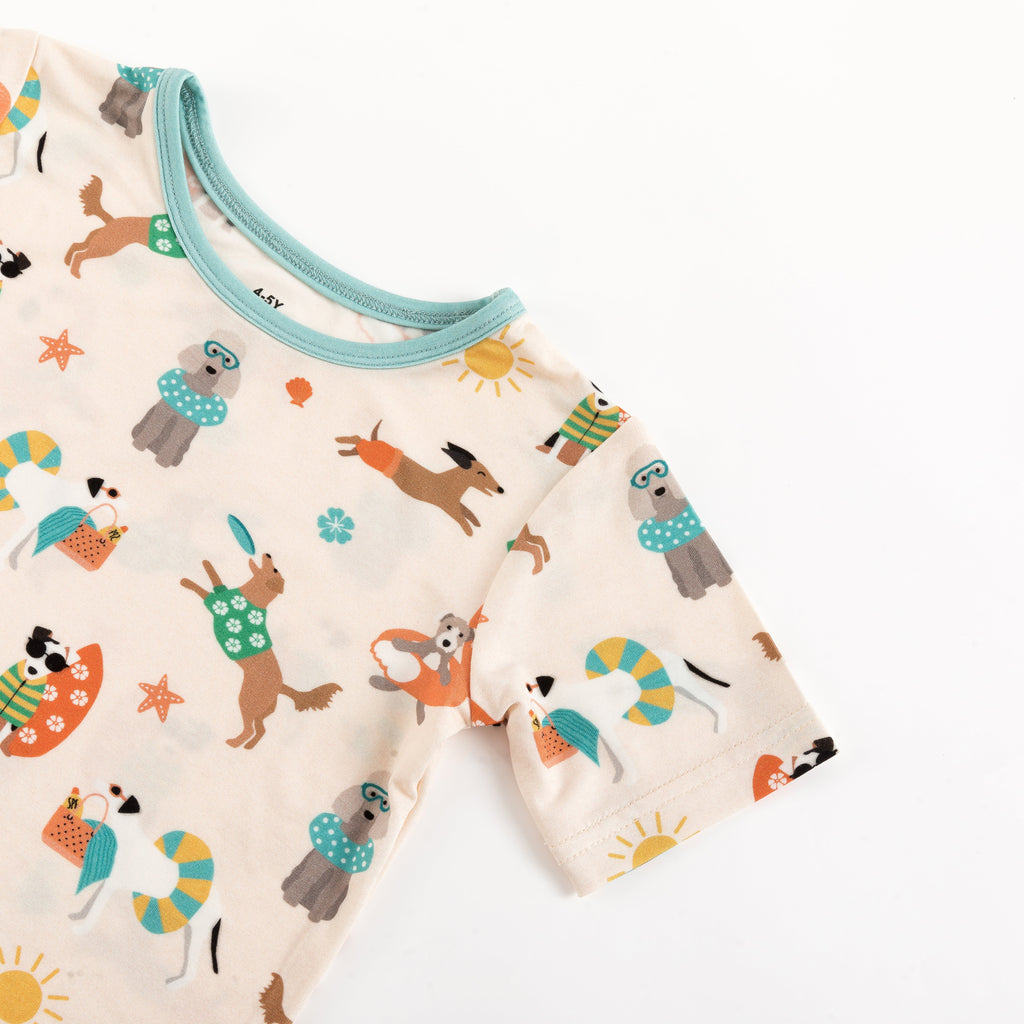 Pups in the Sun (Short PJ Set)