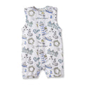 Seashore Shortall Romper – Bamboo Baby Neutral One Piece