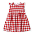 Picnic Plaid Soft Bamboo Summer Dress for Girls