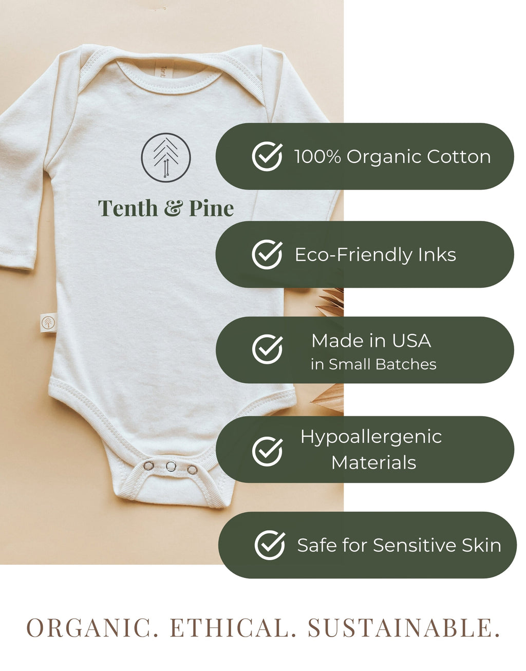 Homemade Rolls Organic Bodysuit Long Sleeve