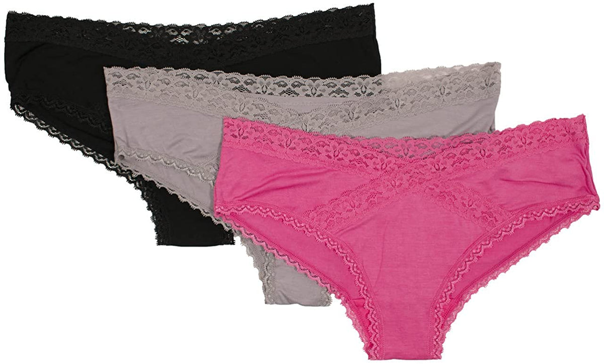 Modal Hipster featuring Crossed Lace Trim