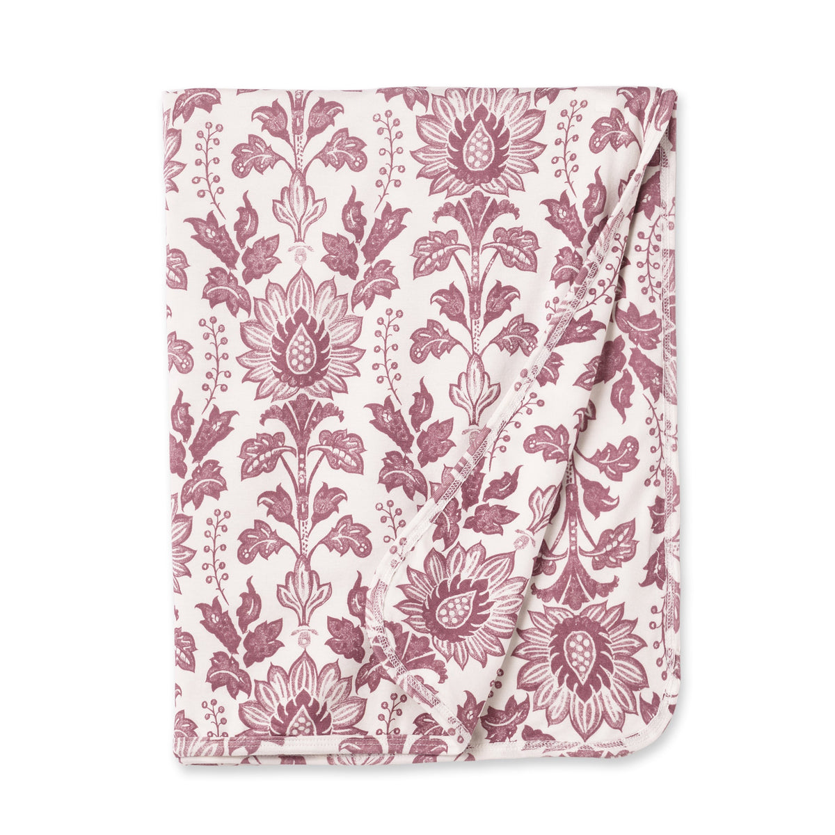 Floral Tapestry Stroller Blanket - Soft Bamboo Baby Throw
