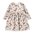 Western Christmas Girls Dress – Soft Bamboo Holiday Style