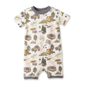 Trailblazer Soft Bamboo Shortall Romper for Baby Boys