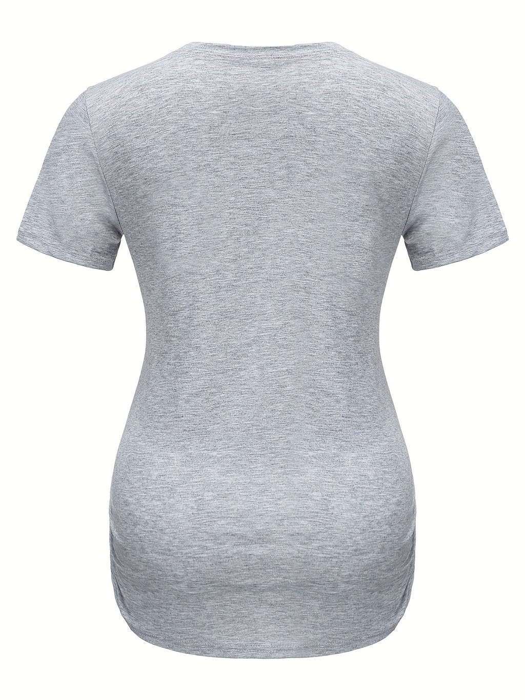Actflash Festive Christmas Youngsters Print Maternity Tee - Comfy Polyester & Spandex Blend, Crew Neck, Short Sleeve, Perfect for Summer, Christmas Hat, Cute Youngsters Announcement Shirt