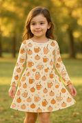 Pumpkin Spice (Bodysuit Dress)
