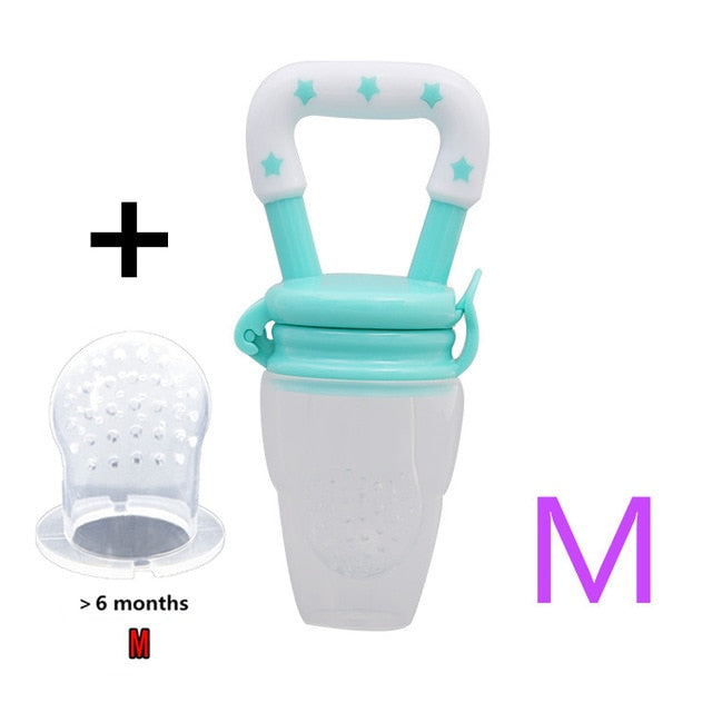 Fresh Food Nibbler Baby Pacifiers Feeder Kids Fruit Feeder Nipples Feeding Safe Baby Supplies Nipple Teat Pacifier Bottles