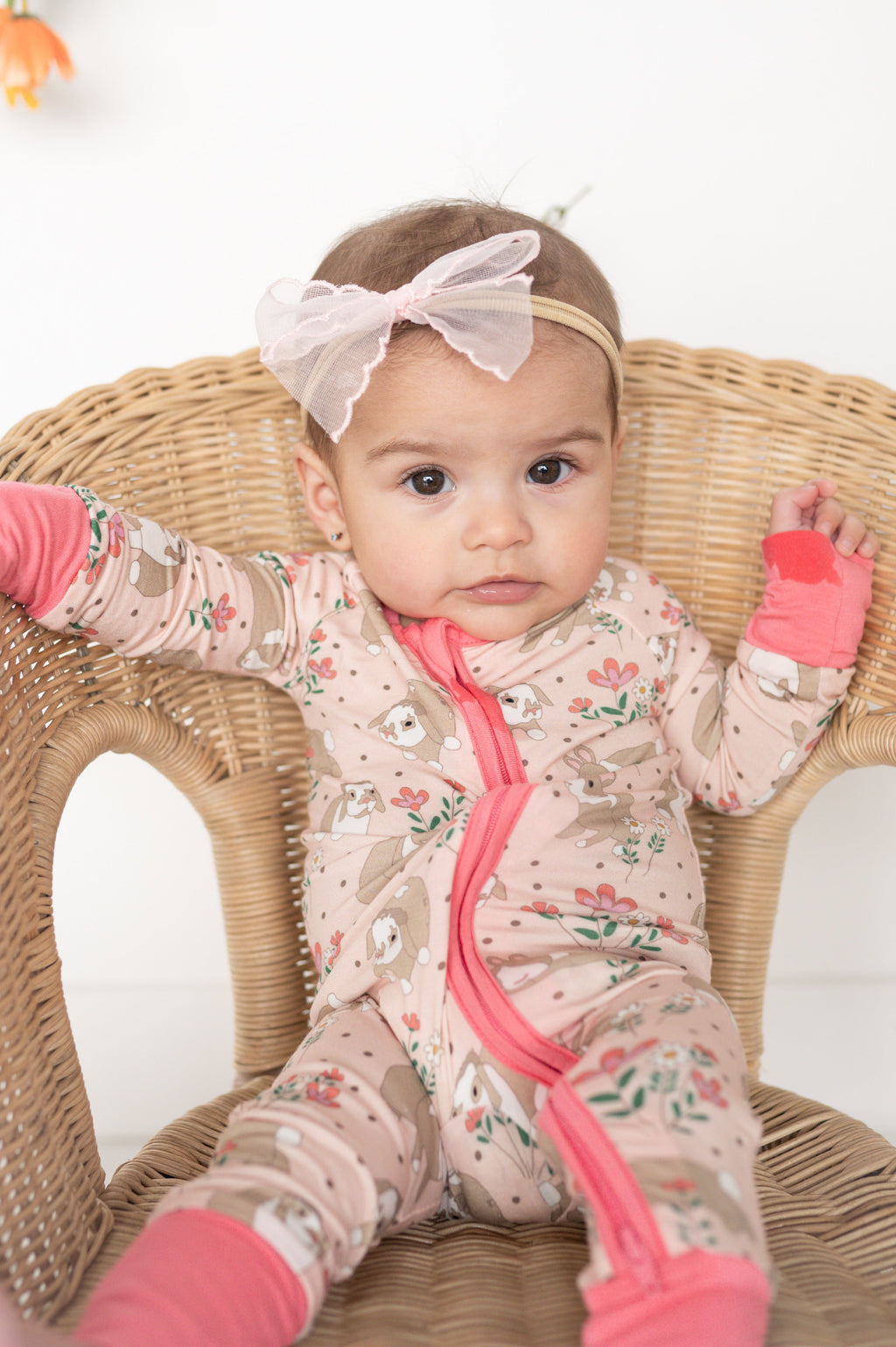 Meadow Bunny (Convertible Zip Footies)