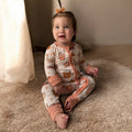 Pumpkin Spice (Convertible Zip Footies)