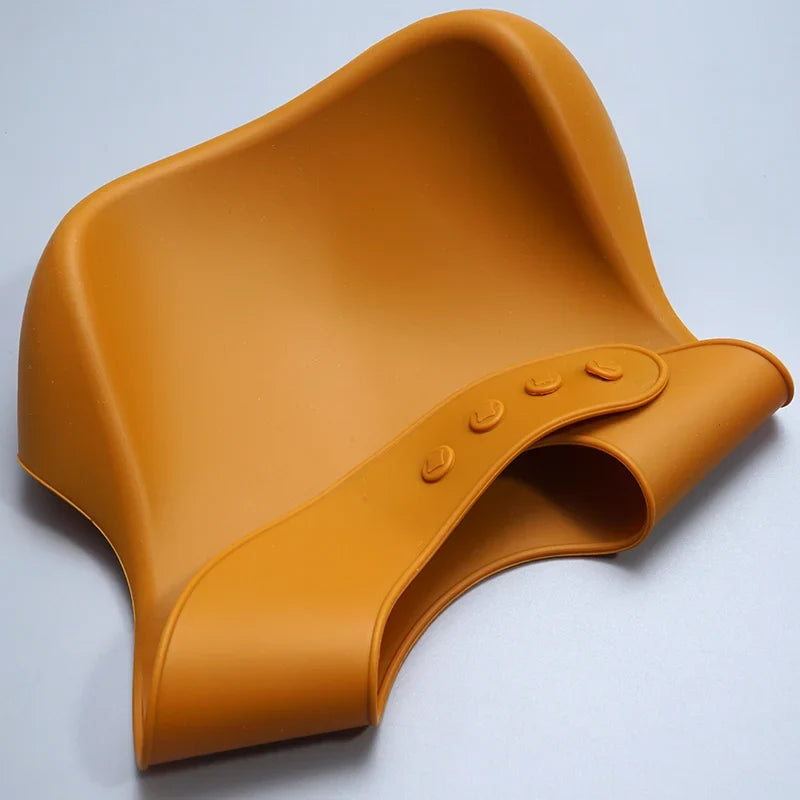 Newborns Solid silicone Baby Feeding Burp Cloth Bandana Bibs Fashionable Infant Toddler Drooling Babador Scarf Aprons Baby Stuff