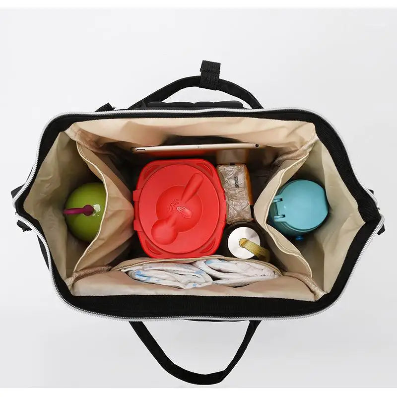 Cartoon Diaper Mummy Baby Bag Backpack – Multi-function Large Capacity Maternal and Child Bag for Pregnant Women, 2021 New Year Gift