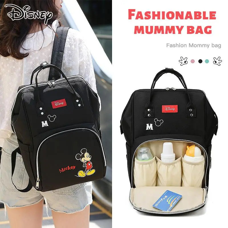 Cartoon Diaper Mummy Baby Bag Backpack – Multi-function Large Capacity Maternal and Child Bag for Pregnant Women, 2021 New Year Gift