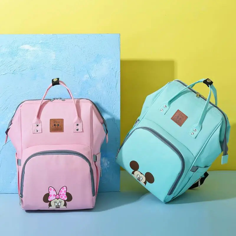 Cartoon Diaper Mummy Baby Bag Backpack – Multi-function Large Capacity Maternal and Child Bag for Pregnant Women, 2021 New Year Gift