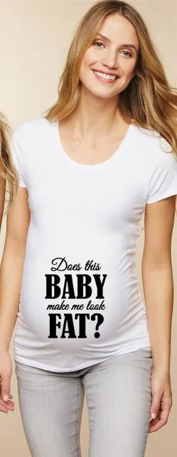 Brand New Women Pregnancy Clothes Baby Now Loading Pls Wait Maternity T-shirt Summer Short Sleeve Pregnant T-shirts
