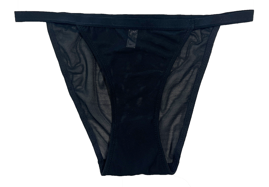 Mesh Bikini with Elastic Waist, XS-2X