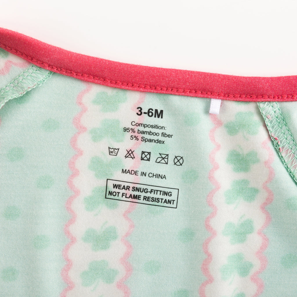Lucky Clovers (Convertible Zip Footies)