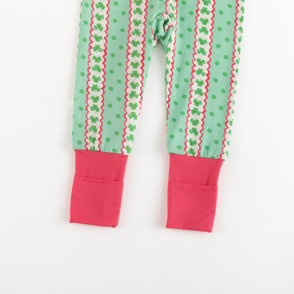 Lucky Clovers (Convertible Zip Footies)