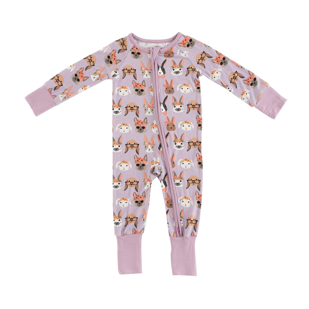 Midsummer Bunnies (Convertible Zip Footies)