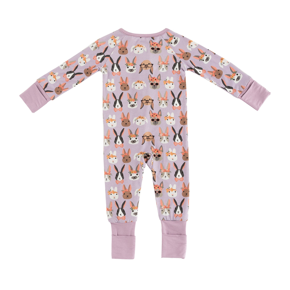 Midsummer Bunnies (Convertible Zip Footies)