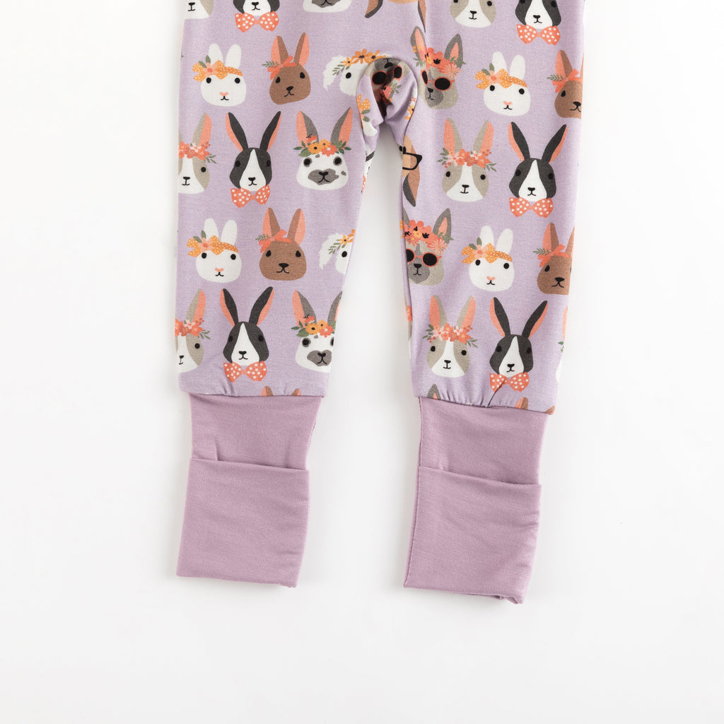 Midsummer Bunnies (Convertible Zip Footies)