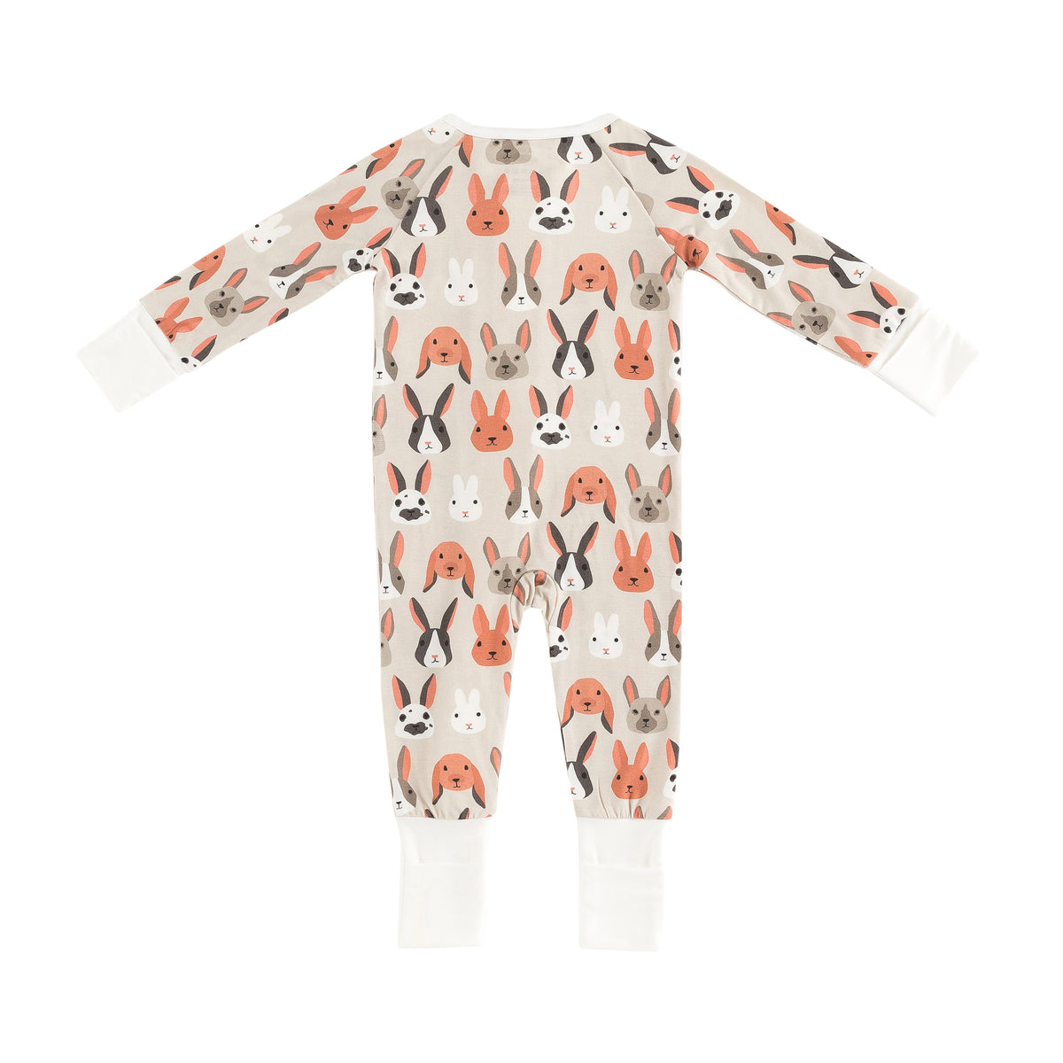 Bunny Crew (Convertible Zip Footies)