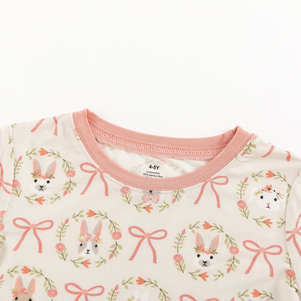 Bows & Bunnies (Long Sleeve PJ)