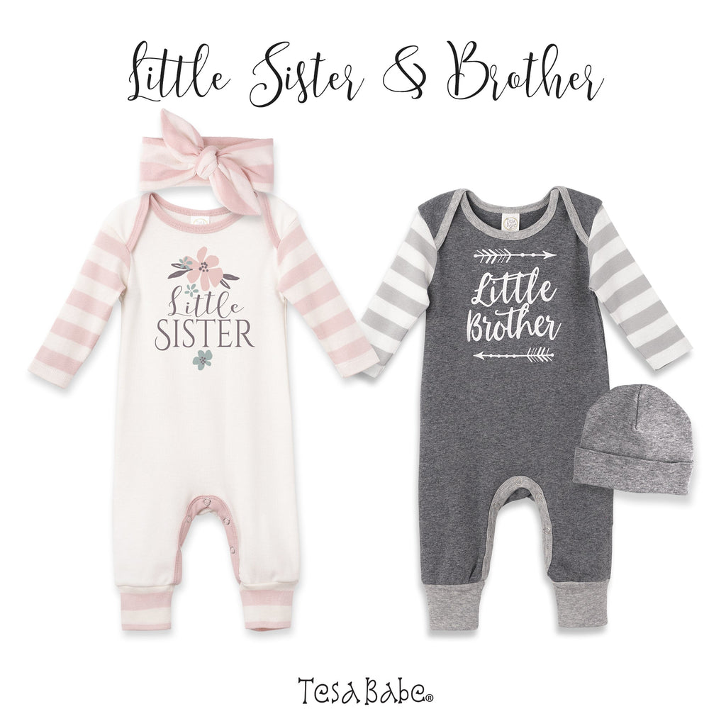 Little Sister Baby Girl Cotton Romper