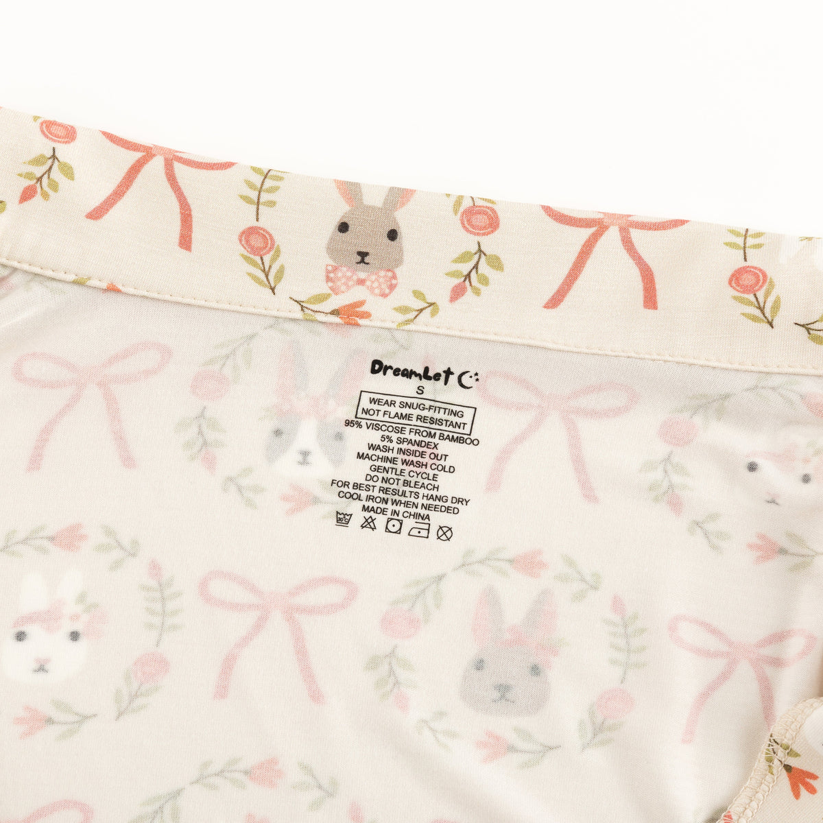 Bows & Bunnies (Women's Short Sleeve PJ)