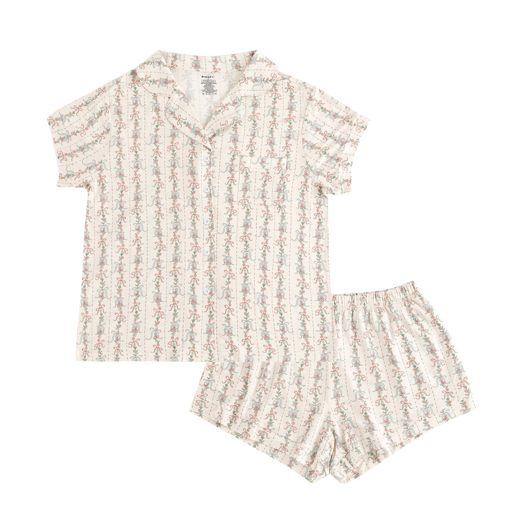 Bow Blossom (Women's Short Sleeve PJ)