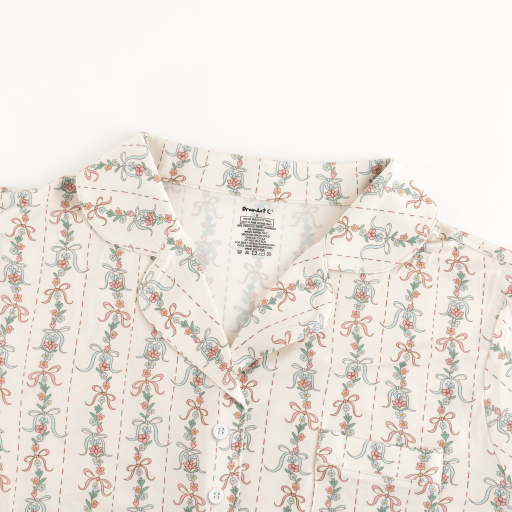 Bow Blossom (Women's Short Sleeve PJ)