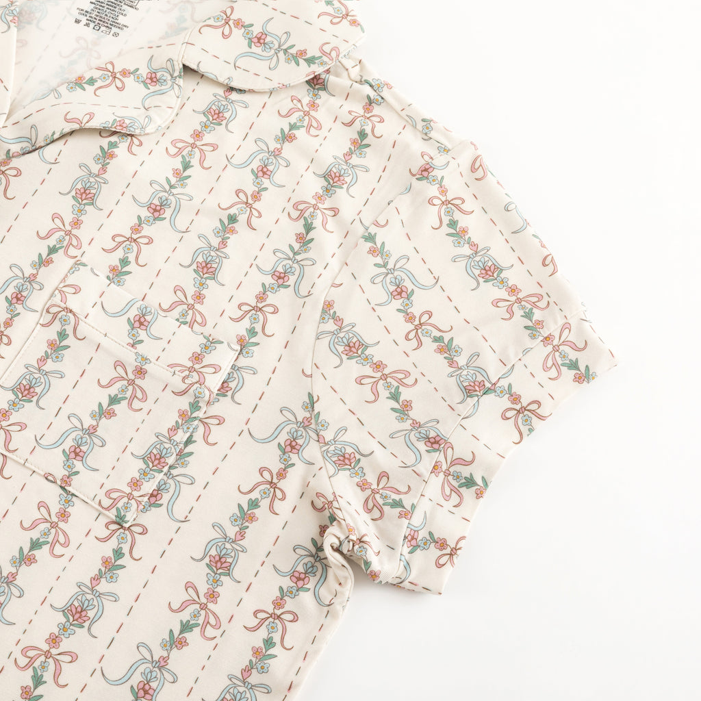 Bow Blossom (Women's Short Sleeve PJ)