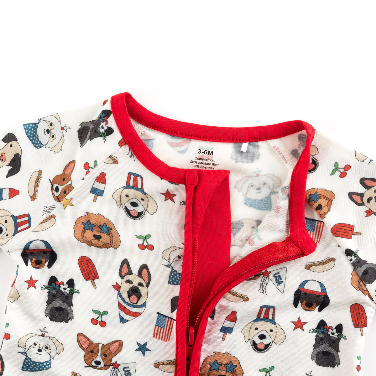 Freedom Dogs (Convertible Zip Footies)