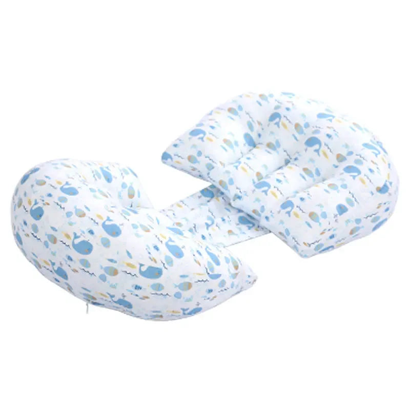 Cotton Waist Maternity Pillow for Pregnant Women - U-Shaped Full Body Pregnancy Pillow & Cushion Pad for Sleeping
