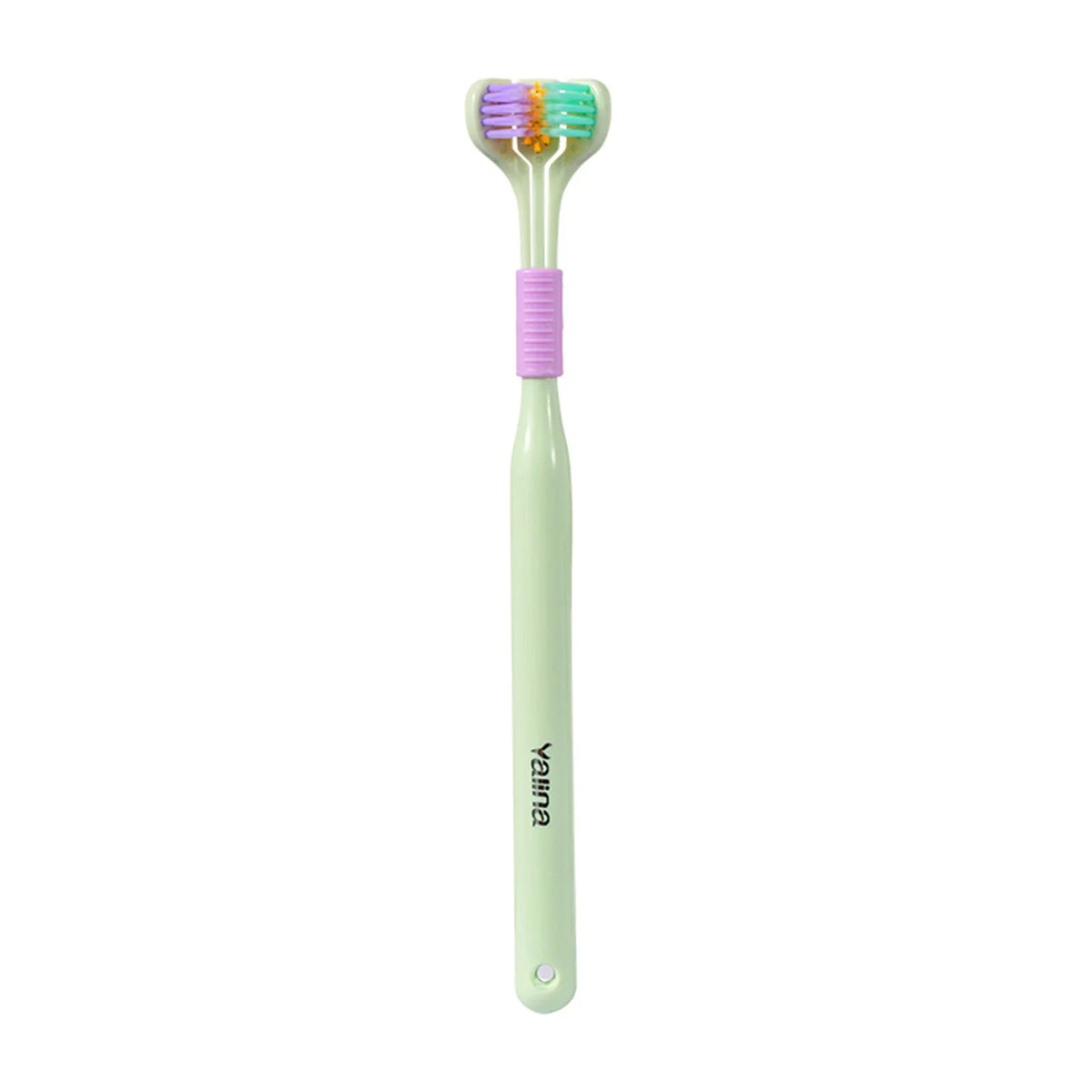 Comfortable 3 Heads Toothbrush Triple-Angle Design for Complete Oral Care – Soft Bristles for Children & Adults