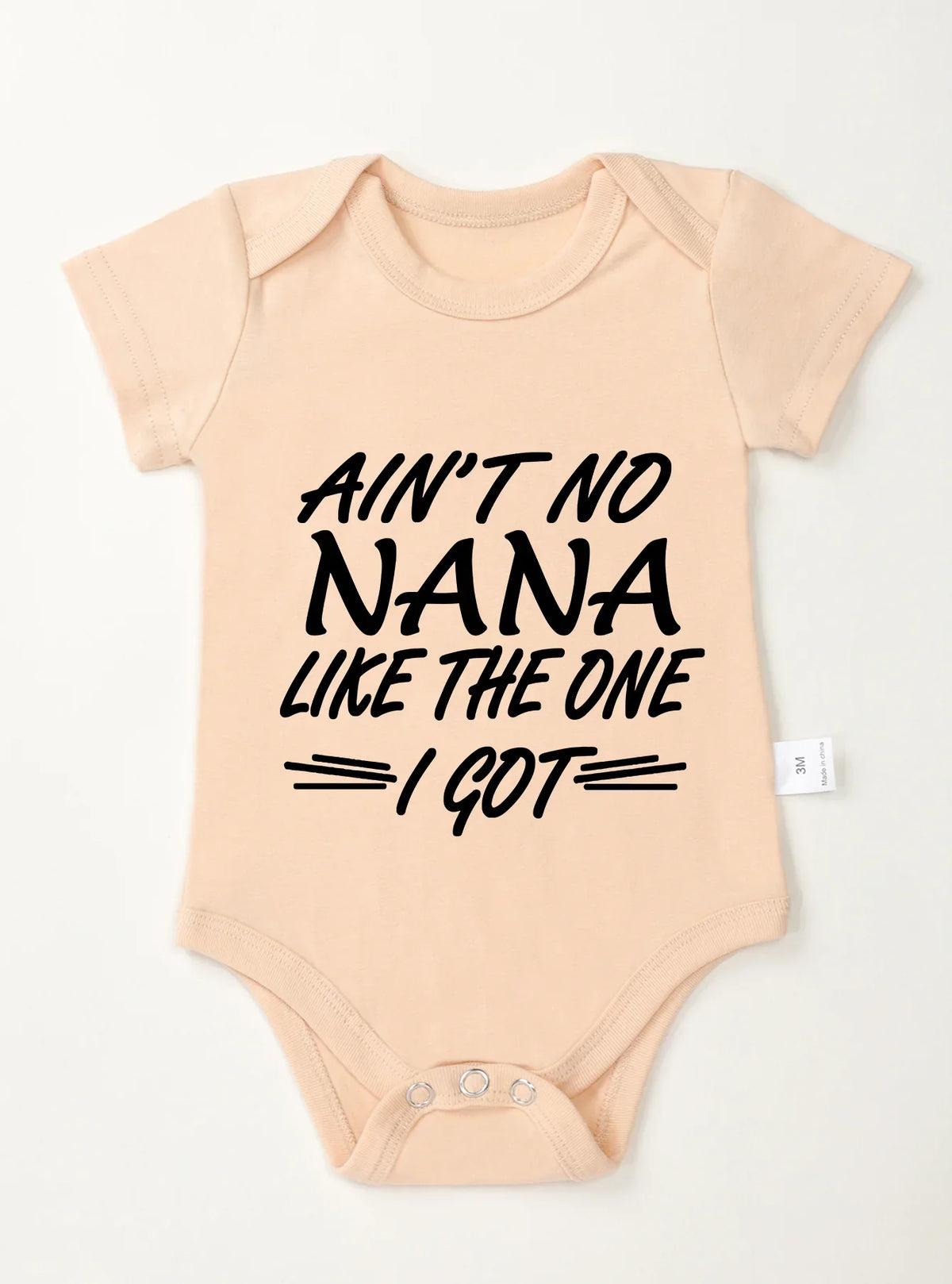 “Ain’t No Nana Like the One I Got” – Cute Baby Bodysuit, Short-Sleeve Infant Romper for Boys & Girls, Adorable Toddler Outfit