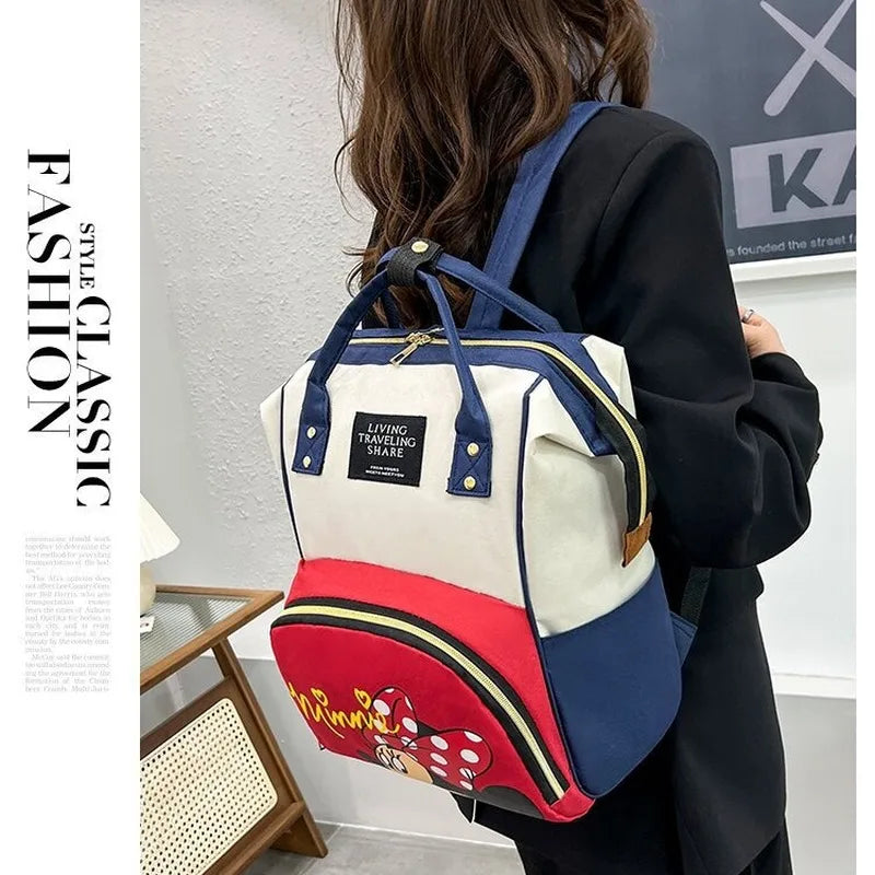 Cartoon Diaper Mummy Baby Bag Backpack – Multi-function Large Capacity Maternal and Child Bag for Pregnant Women, 2024 New Year Gift