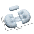 Pregnancy Body Pillow - U-Shaped Ergonomic Belly Support Pillow for Pregnant Women, Comfortable Maternity Pillow for Side Sleeping