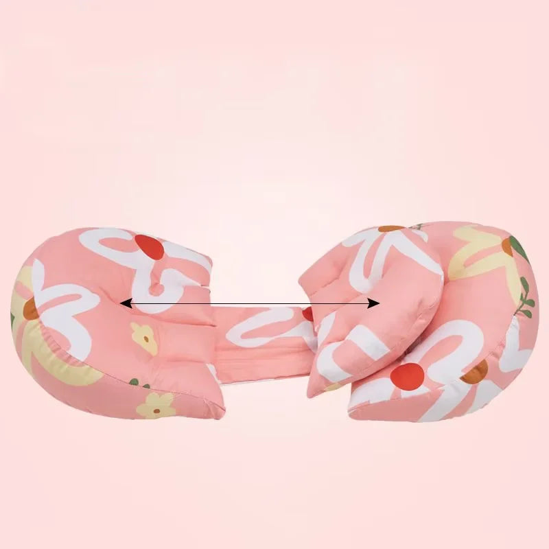 1 Piece U-Shape Pregnancy Pillow - Multifunctional Side Sleeping Pillow for Pregnant Women, Maternity Waist Pillow, Pregnancy Supplies
