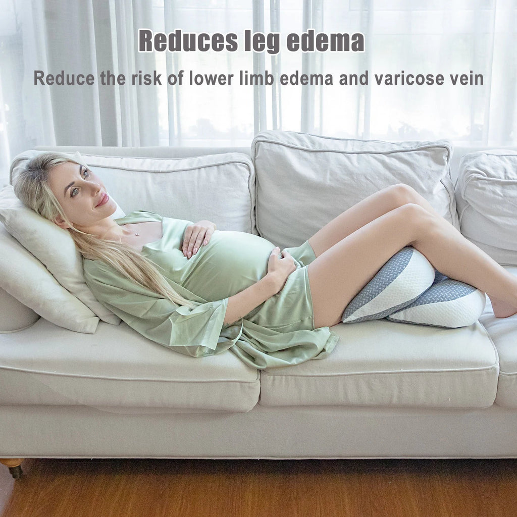 Pregnancy Pillow - Waist Protection & Side Sleeping Support Pillow for Pregnant Women