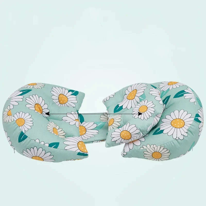 Multifunctional Adjustable Pregnancy Pillow - U-Shaped Body Support & Nursing Pillow for Pregnant Women