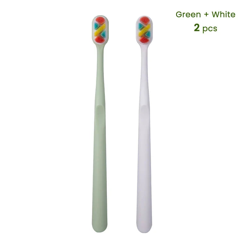 10,000 Bristles Toothbrush, Soft Bristles, Individually Packaged, Household Small Head, Ultra-fine Soft, For Pregnant Women, Adults, Couples