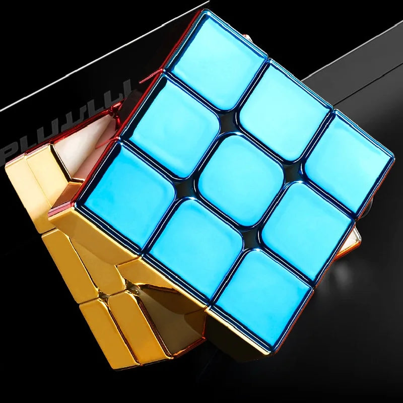 [Picube] SengSo Metal 3x3 Magnetic Golden Cubo Magic Cube Puzzle, Speed Cube M3 3x3x3, Magico Cubo, Кубик Рубика To