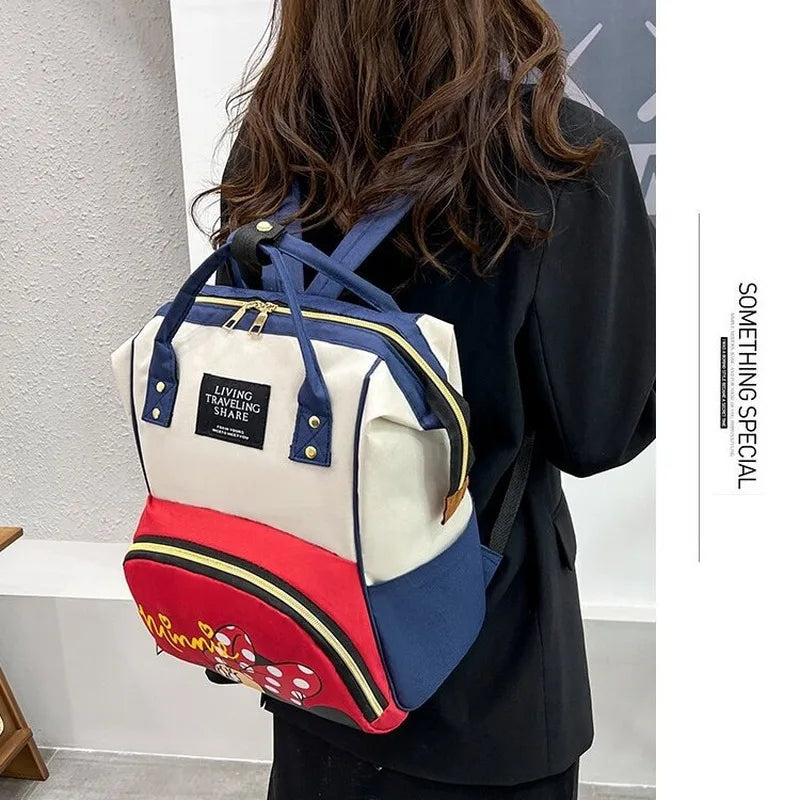 Cartoon Diaper Mummy Baby Bag Backpack – Multi-function Large Capacity Maternal and Child Bag for Pregnant Women, 2024 New Year Gift