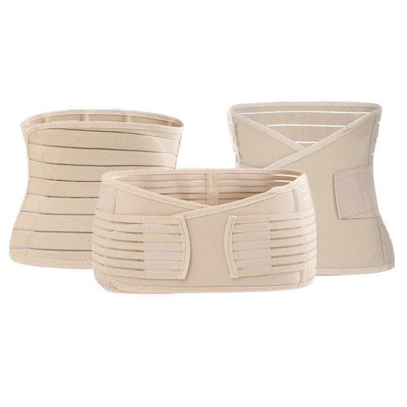 3-In-1 Postpartum Abdominal Belt, Three Piece Set for Pregnant Women, Breathable Waist Cinching and Body Shaping Belt