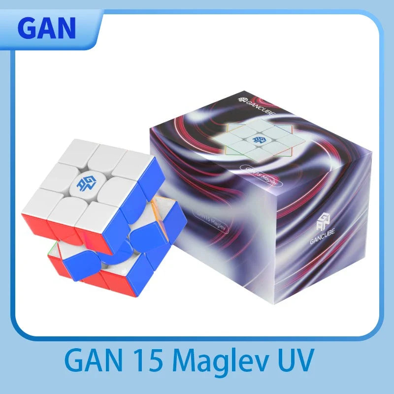 [JudyCube] New 2024 GAN 15 Maglev UV Magnetic Magic Speed Cube, GAN15 M Stickerless, Professional Fidget Toy, Cubo Magico