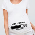 Women Pregnancy T-shirt It's A Girl Baby Print Pregnant Maternity T-shirts Funny Pregnant Women Summer Tees Tops