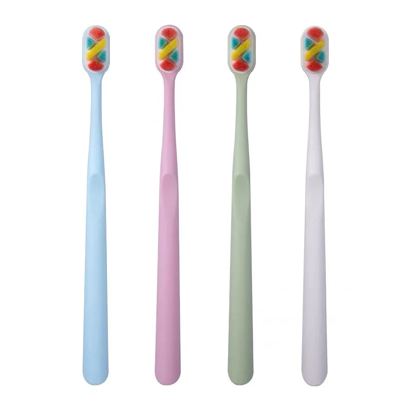 10,000 Bristles Toothbrush, Soft Bristles, Individually Packaged, Household Small Head, Ultra-fine Soft, For Pregnant Women, Adults, Couples