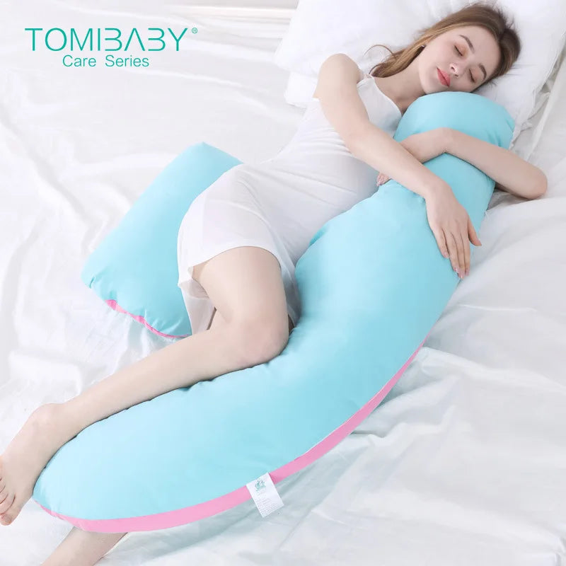 Maternity Pillow for Pregnant Women – U-Shaped Pillow for Neck, Waist, Abdomen, and Leg Support, Perfect for Side Sleepers